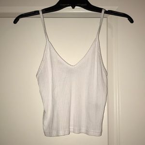 White crop top
